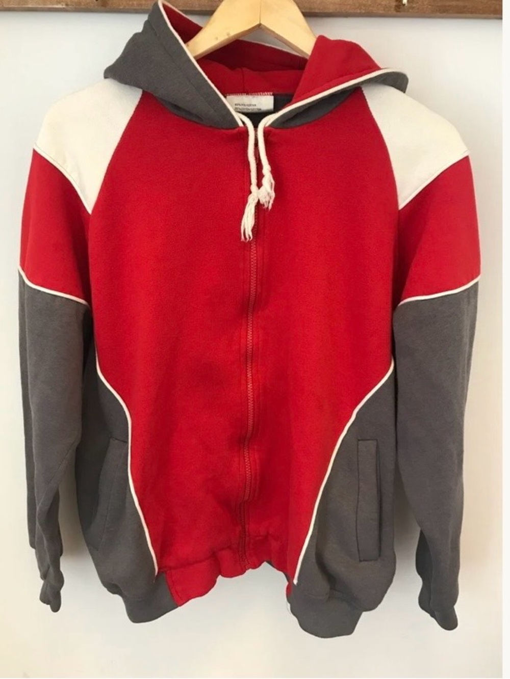 Vintage Foot Locker zip-up hoodie - LARGE - 80’s